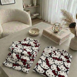 pyjama polaire hiver hello kitty